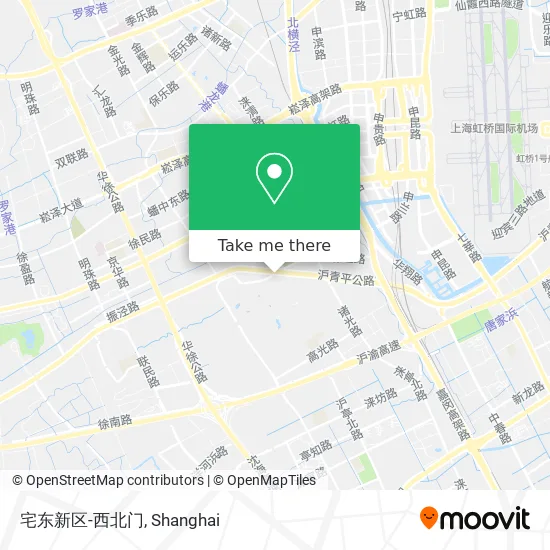 宅东新区-西北门 map