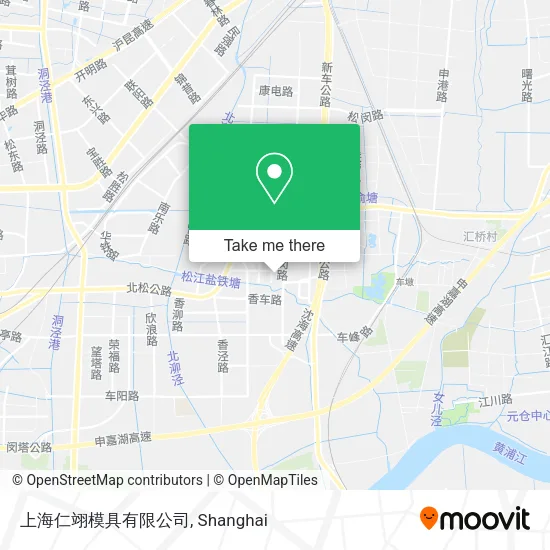上海仁翊模具有限公司 map