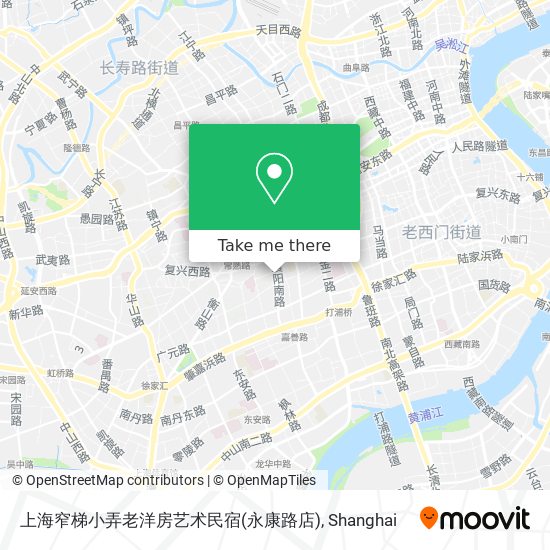 上海窄梯小弄老洋房艺术民宿(永康路店) map
