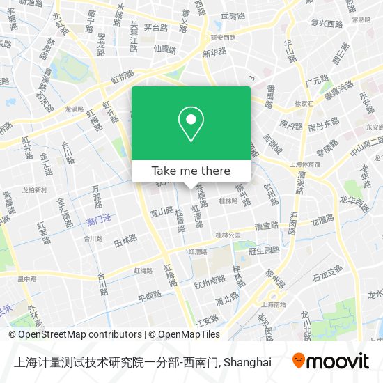 上海计量测试技术研究院一分部-西南门 map