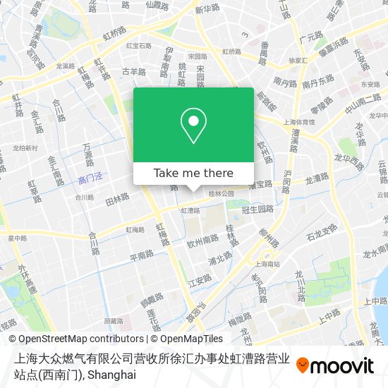 上海大众燃气有限公司营收所徐汇办事处虹漕路营业站点(西南门) map
