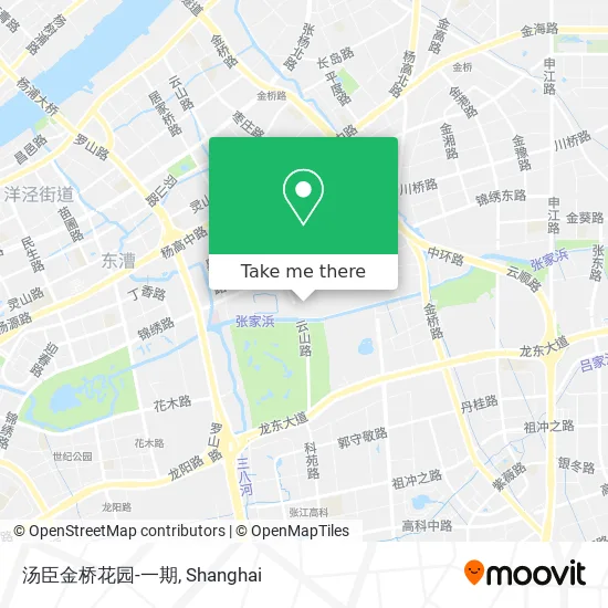 汤臣金桥花园-一期 map