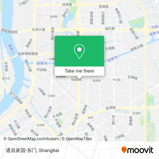 通昌家园-东门 map