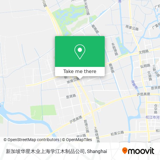 新加坡华星木业上海学江木制品公司 map