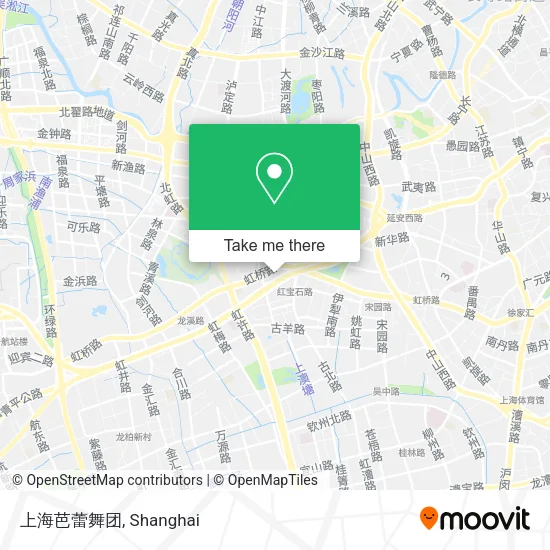 上海芭蕾舞团 map