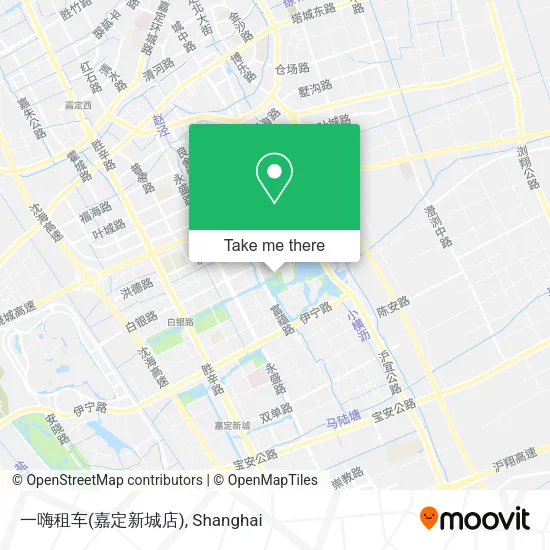 一嗨租车(嘉定新城店) map