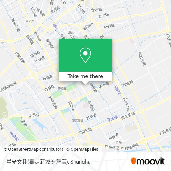 晨光文具(嘉定新城专营店) map