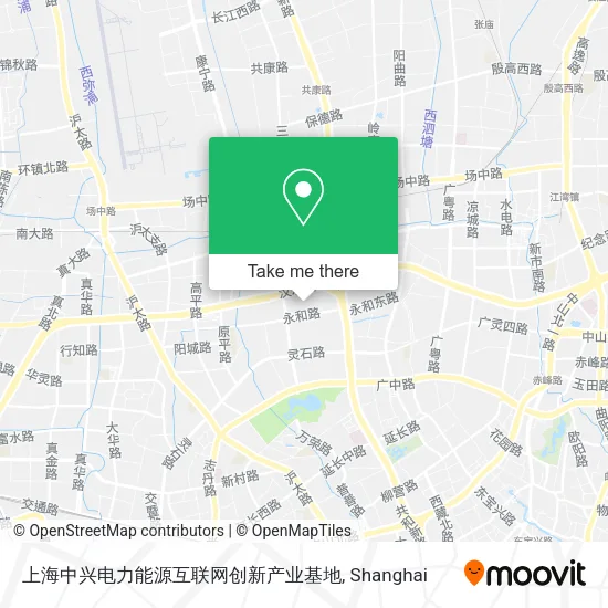 上海中兴电力能源互联网创新产业基地 map