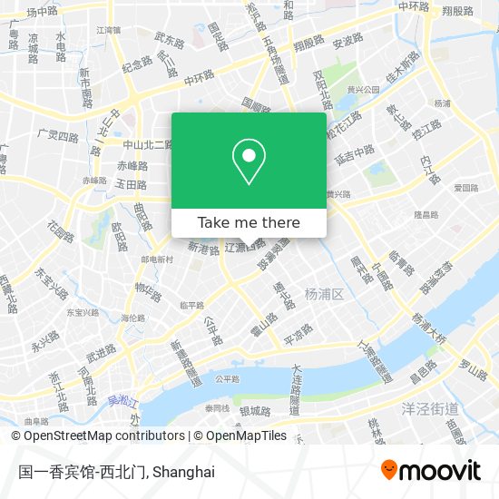 国一香宾馆-西北门 map