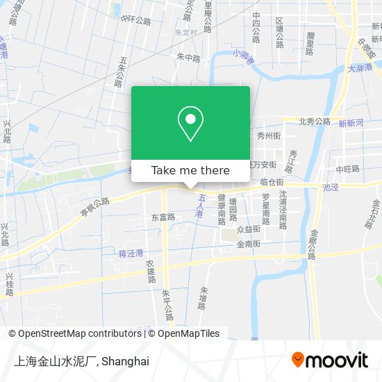 上海金山水泥厂 map