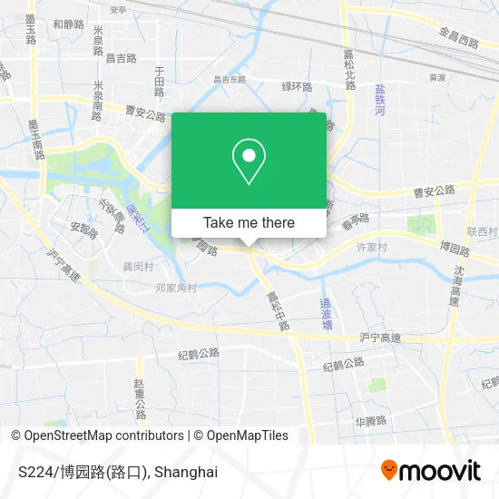 S224/博园路(路口) map