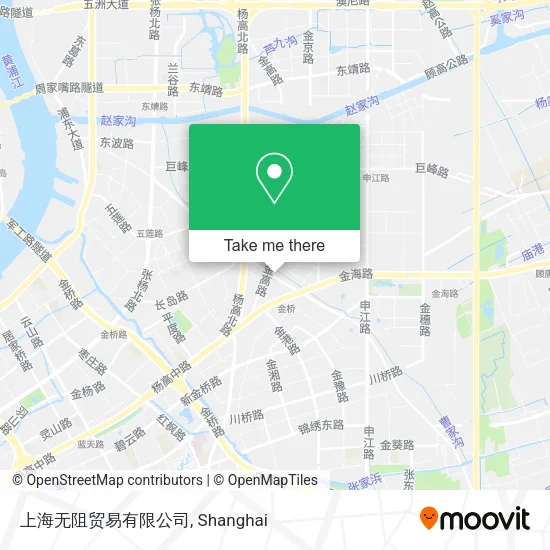 上海无阻贸易有限公司 map