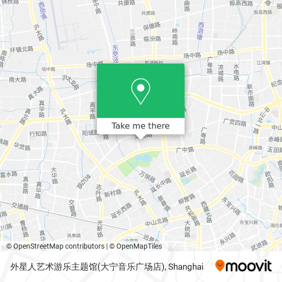 外星人艺术游乐主题馆(大宁音乐广场店) map