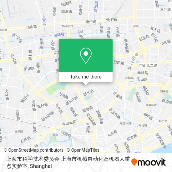 上海市科学技术委员会-上海市机械自动化及机器人重点实验室 map