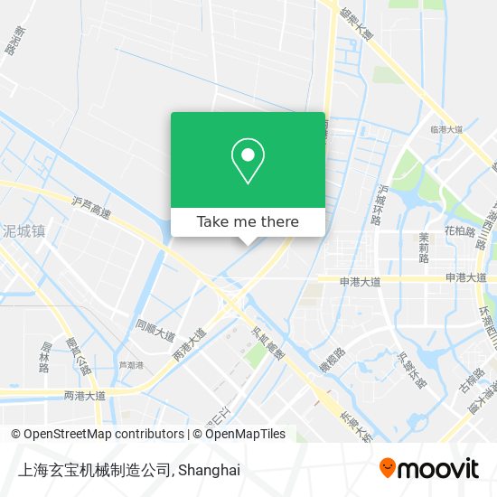 上海玄宝机械制造公司 map