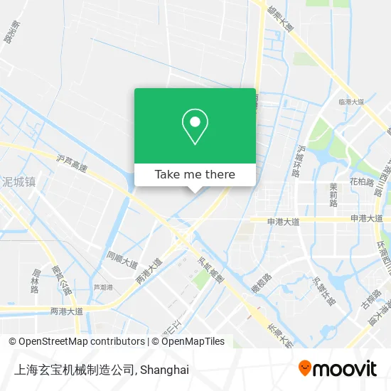 上海玄宝机械制造公司 map