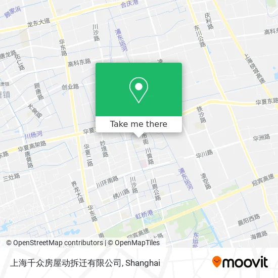 上海千众房屋动拆迁有限公司 map