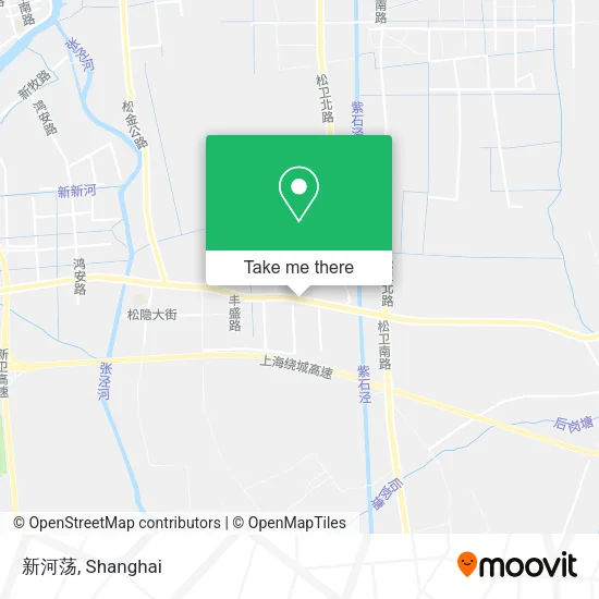 新河荡 map