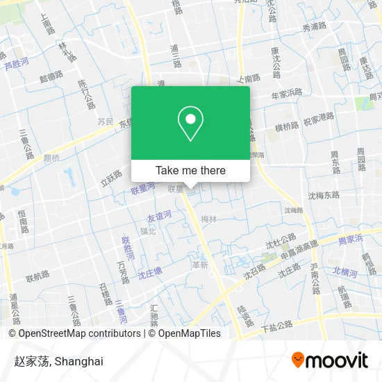 赵家荡 map