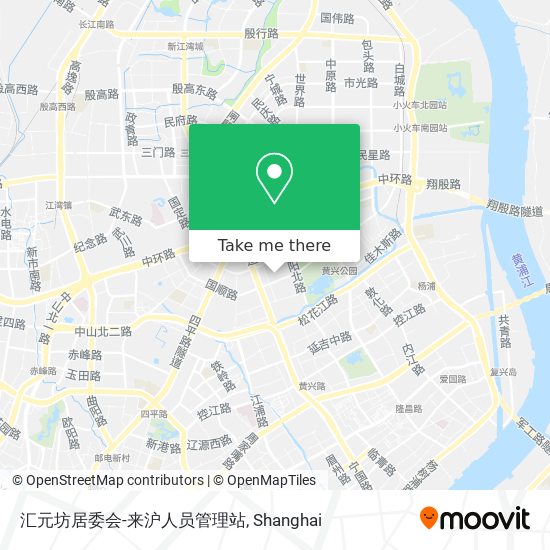 汇元坊居委会-来沪人员管理站 map