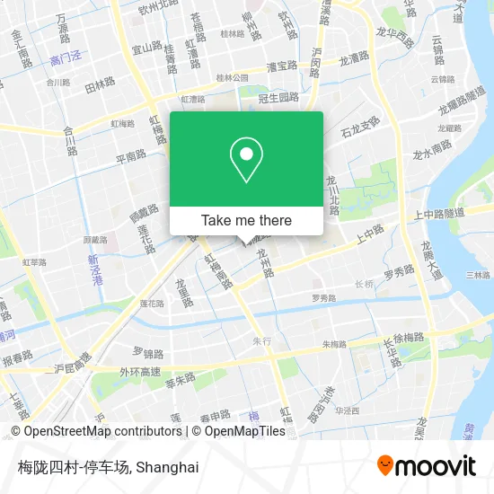 梅陇四村-停车场 map