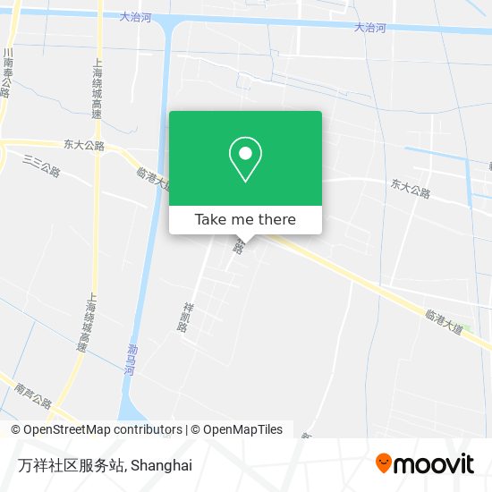 万祥社区服务站 map