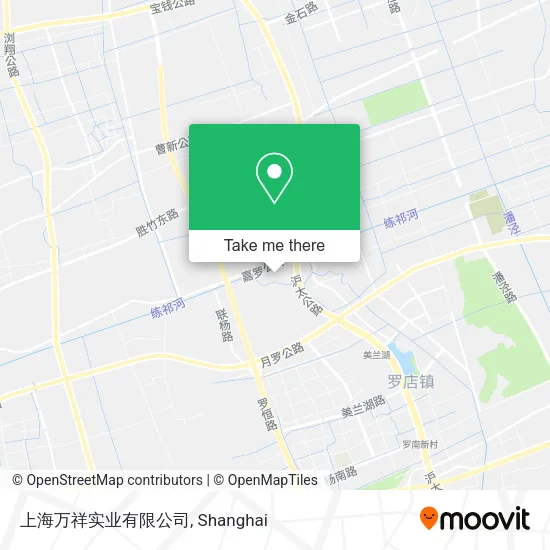 上海万祥实业有限公司 map