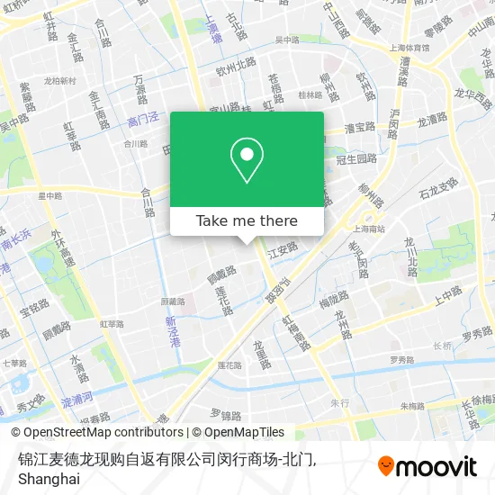 锦江麦德龙现购自返有限公司闵行商场-北门 map