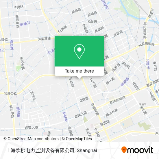 上海欧秒电力监测设备有限公司 map