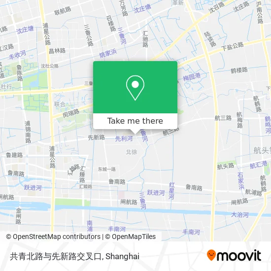 共青北路与先新路交叉口 map