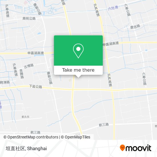 坦直社区 map