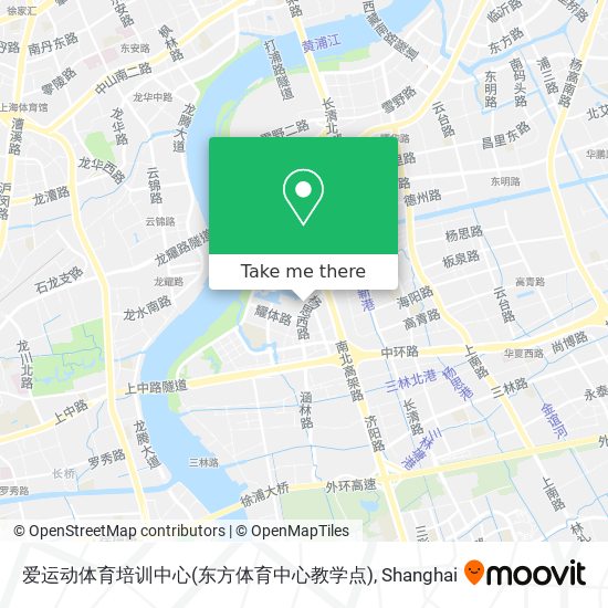 爱运动体育培训中心(东方体育中心教学点) map