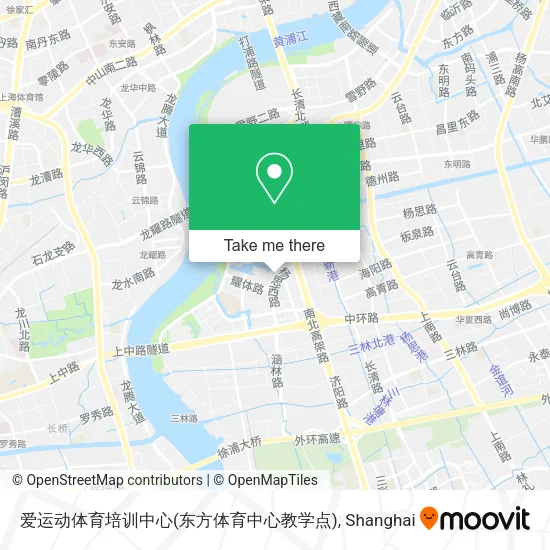 爱运动体育培训中心(东方体育中心教学点) map