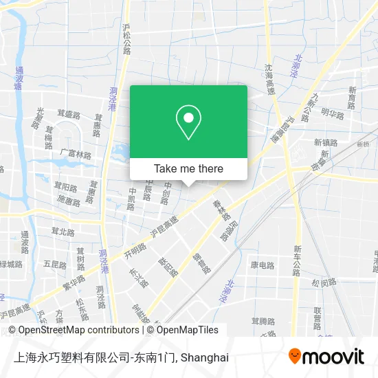 上海永巧塑料有限公司-东南1门 map