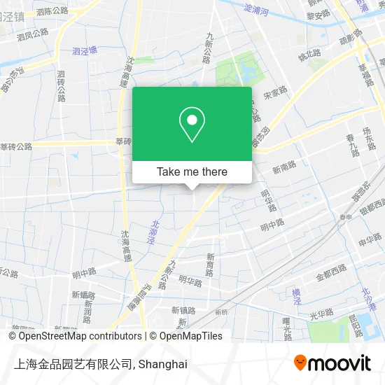 上海金品园艺有限公司 map