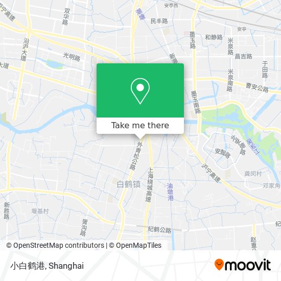 小白鹤港 map