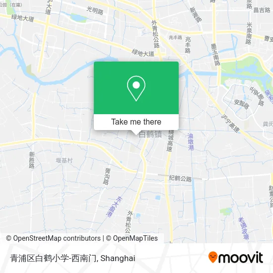 青浦区白鹤小学-西南门 map