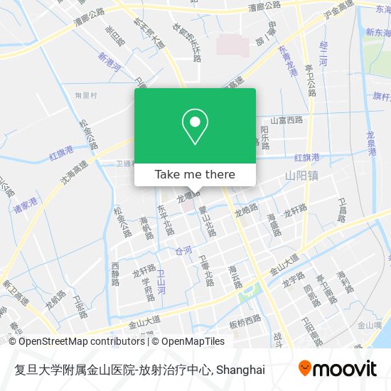 复旦大学附属金山医院-放射治疗中心 map