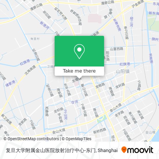 复旦大学附属金山医院放射治疗中心-东门 map