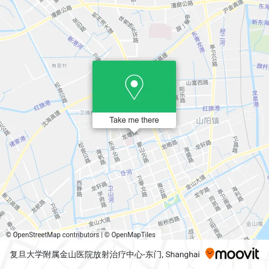 复旦大学附属金山医院放射治疗中心-东门 map