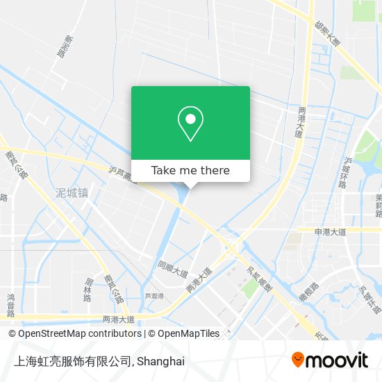 上海虹亮服饰有限公司 map