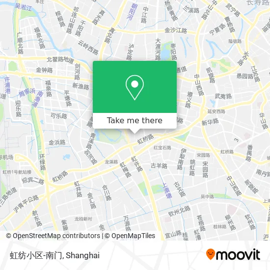 虹纺小区-南门 map
