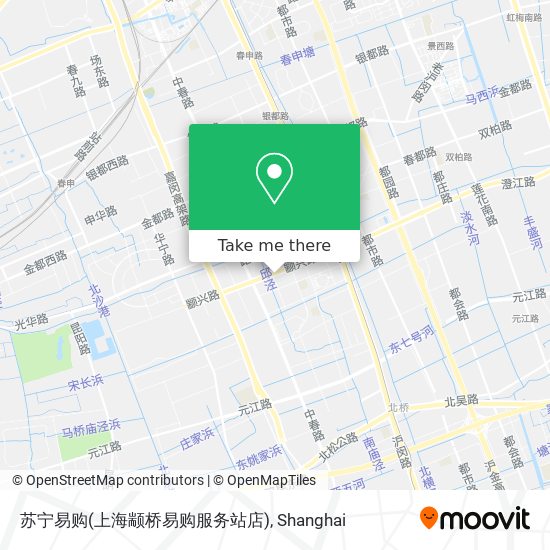 苏宁易购(上海颛桥易购服务站店) map