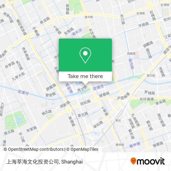 上海莘海文化投资公司 map