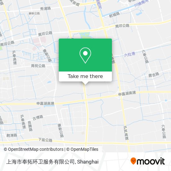 上海市奉拓环卫服务有限公司 map