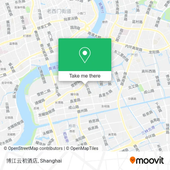 博江云初酒店 map
