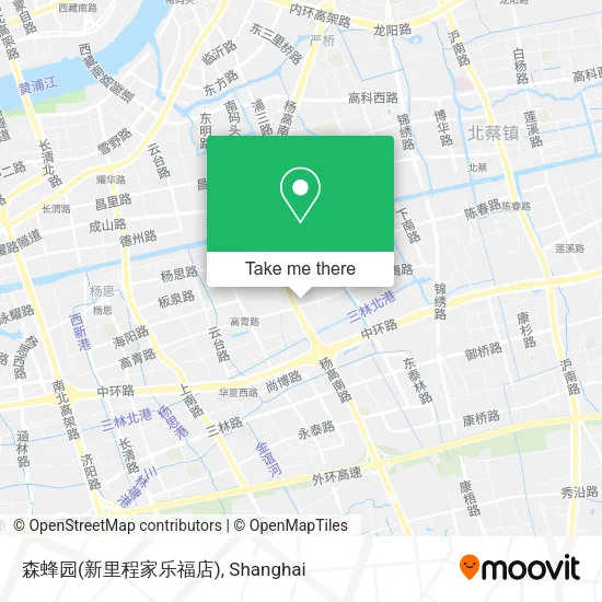 森蜂园(新里程家乐福店) map