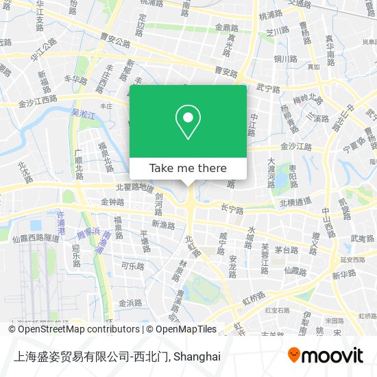上海盛姿贸易有限公司-西北门 map