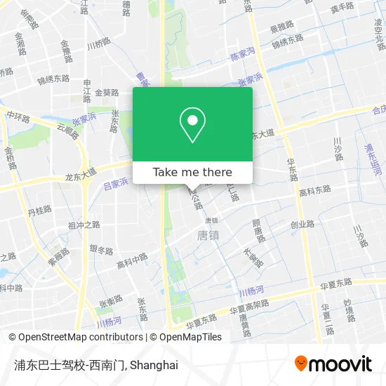 浦东巴士驾校-西南门 map