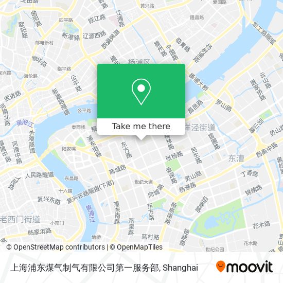 上海浦东煤气制气有限公司第一服务部 map
